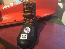 boot protection, safety, welder, lace and stitch protector, construction, safety